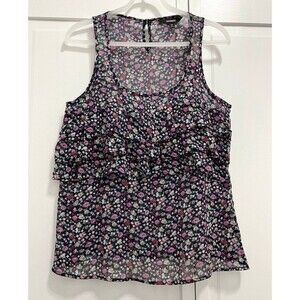 Express Women’s Ditsy Floral Print Sleeveless Top (XS)